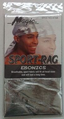 Magic Sport Rag Hip Hop Urban Shiny Silver Du Doo DuRag DooRag bandana